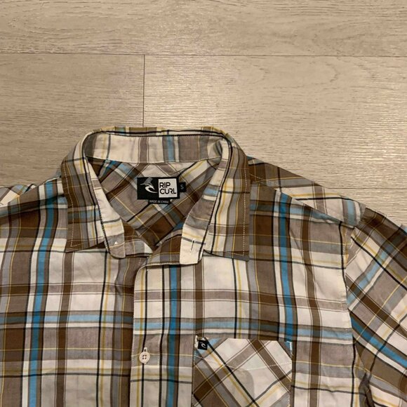 Rip Curl Surfing Outdoor Short Sleeve Button Up Shirt - Picture 2 of 5